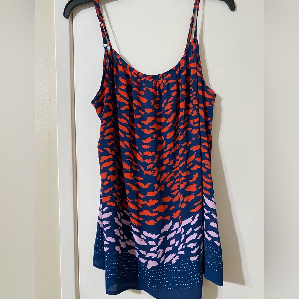 Multi color adjustable strap cami